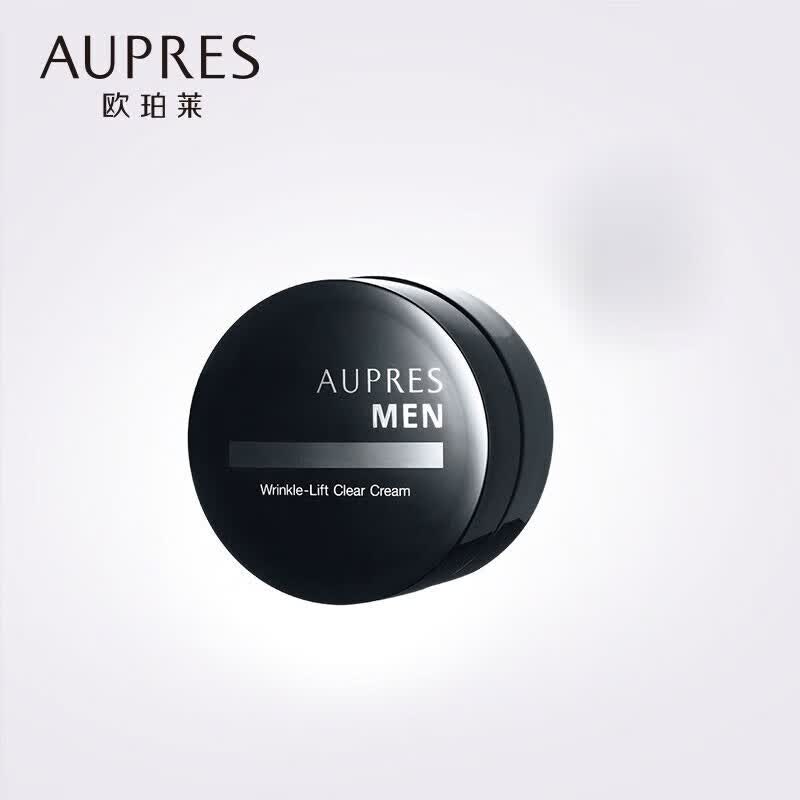 欧珀莱（AUPRES）俊士抚纹亮颜霜男士面霜保湿弹性光泽油光改善干燥粗糙暗沉 50g