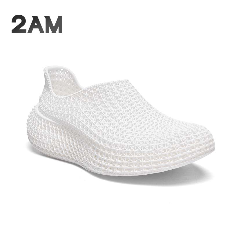 2AM· Rocker4D打印一体成型休闲鞋百搭时尚潮流男鞋春夏季3d打印鞋 月光白 42
