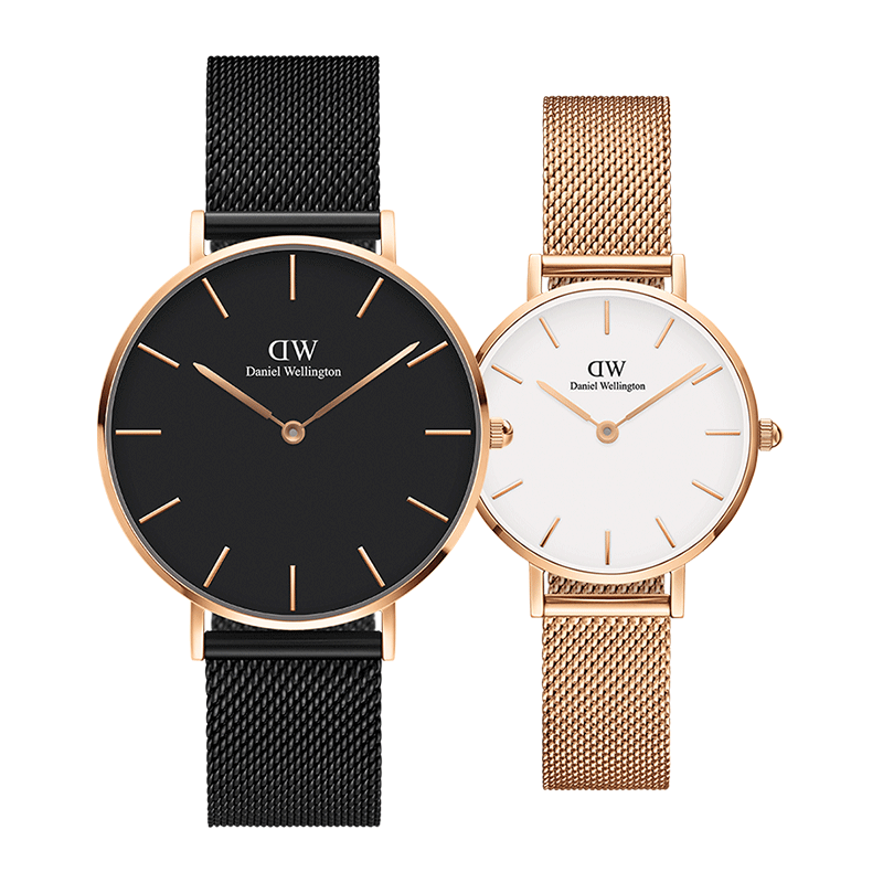 丹尼爾惠靈頓（DanielWellington）DW情侶手表一對 父親生日禮物紀念日禮物DW307+DW219
