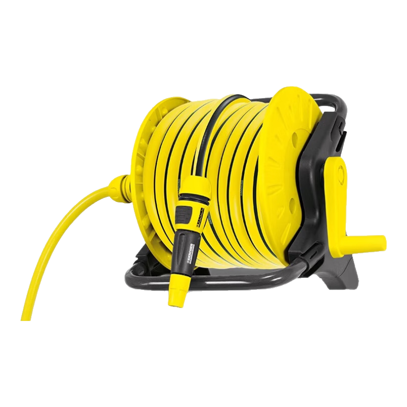 KARCHER德國(guó)卡赫澆花神器洗車水槍澆花水管噴槍套裝家用水管車掛墻收納架 17米園藝水管車(可掛墻)