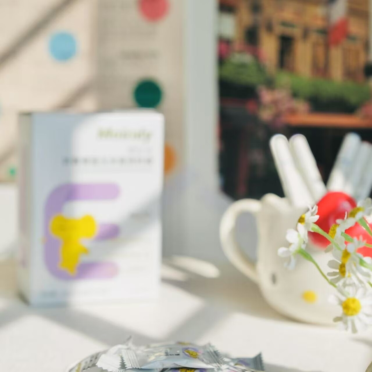 美拉米叶黄素酯玉米黄质软糖升级新包装科学配比精准营养每盒105克42粒 6盒(买6盒送4盒)