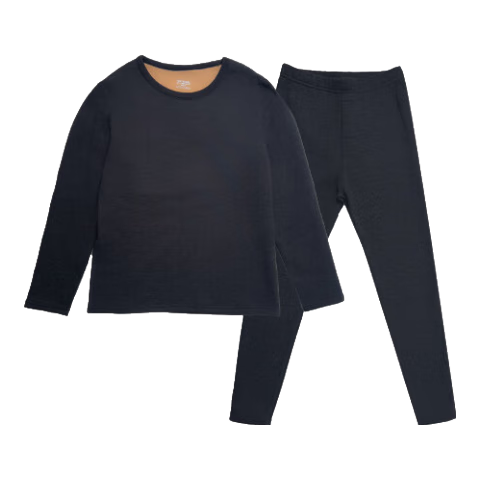 北極絨男士保暖內(nèi)衣男套裝德加絨加厚青少年貼身發(fā)熱防抗寒打底秋衣秋褲