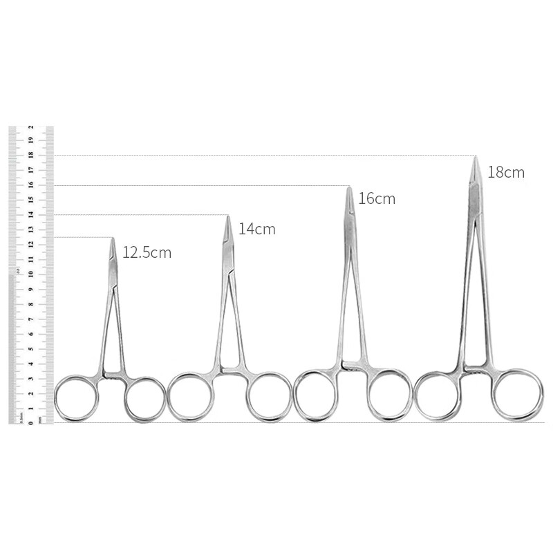 科不锈钢持针钳 持针器口腔持针夹钳型号齐全 科正畸结扎圈钳 12.