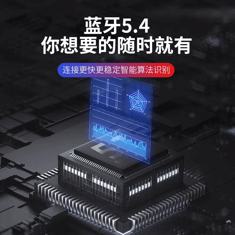 宙星悦2025新款高颜值开放式耳机蓝牙无线超长续航运动跑步健身外卖降噪电竞游戏低延迟 限定炫彩毒液版+蓝牙5.4+智能降噪+超长续航