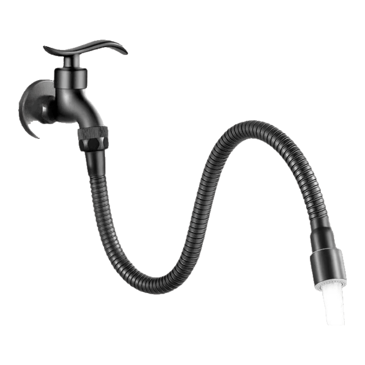 箭牌（ARROW）箭牌款A(yù)RROW水龍頭延伸器延長管萬向旋轉(zhuǎn)防濺頭彎曲定型 槍灰兩檔防濺丨持久定型52CM