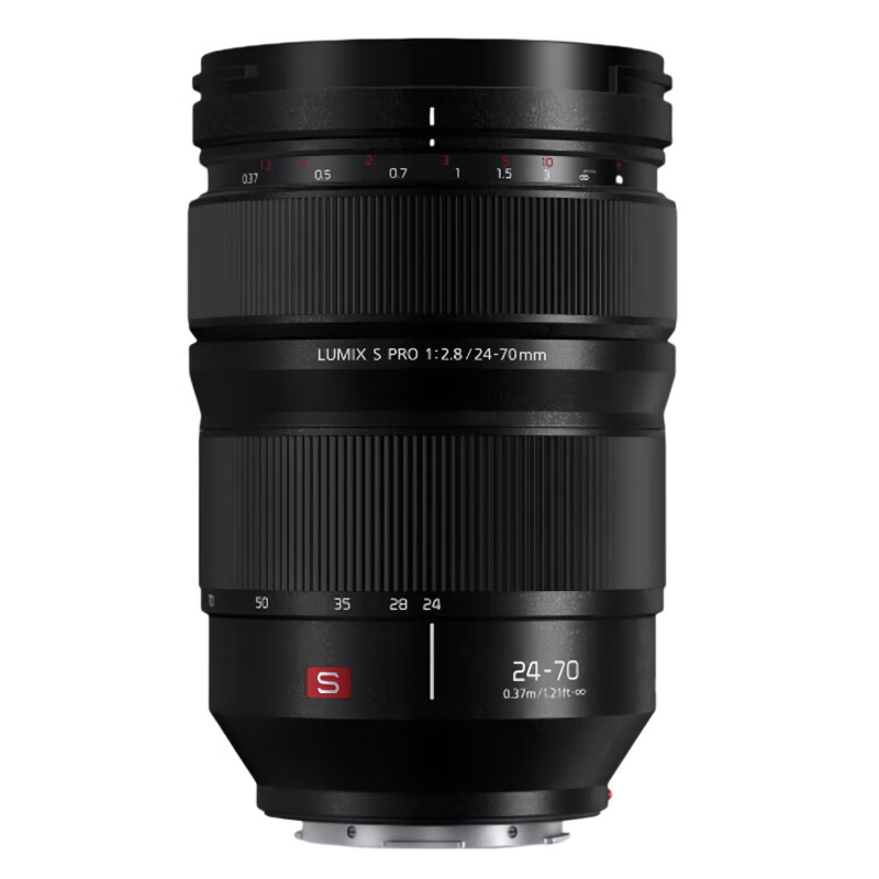 松下LUMIX S PRO 24-70mm F2.8 全画幅单反镜头恒定光圈标准变焦 白 95成松下S PRO 24-70MM F2.8 套餐一