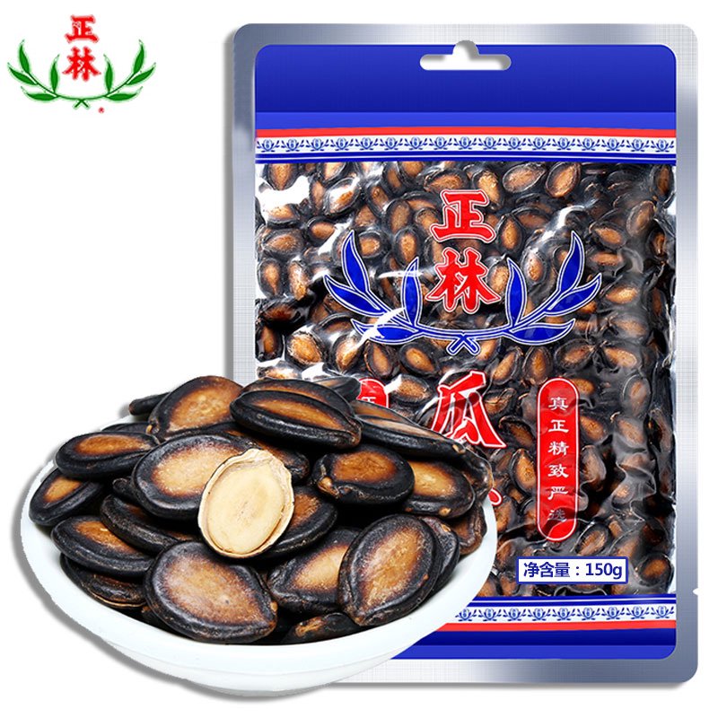 正林西瓜子黑瓜子原味袋装桶装好磕零食独小包装炒货 正林黑瓜子150g*1袋