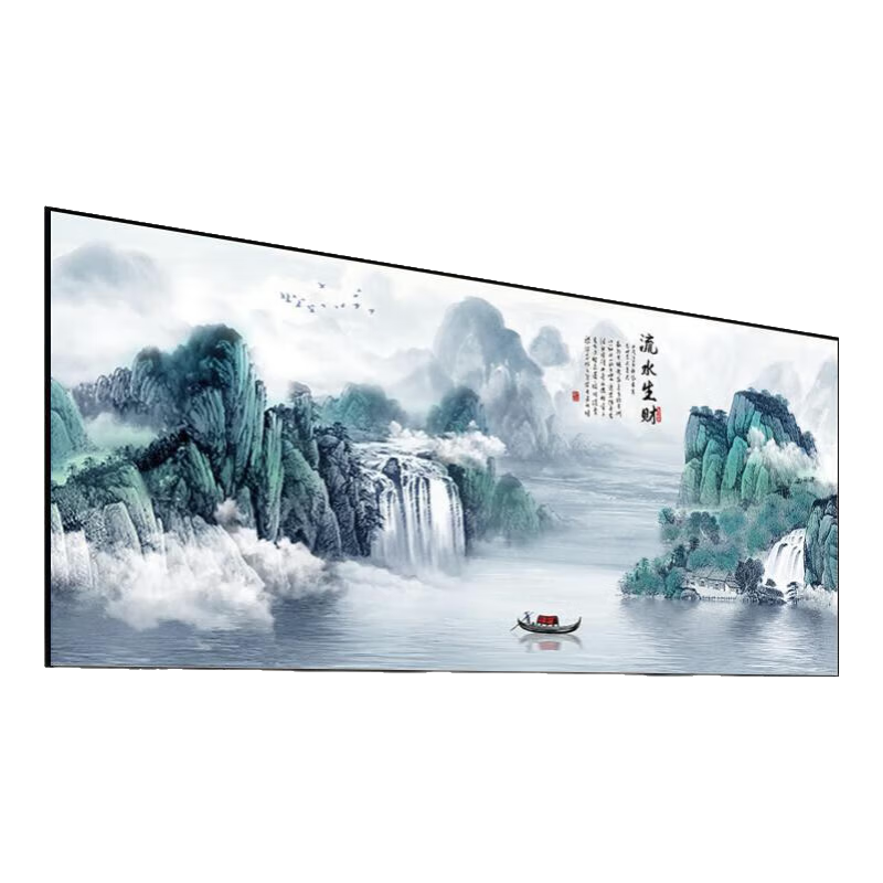 Dincmei������ɽˮ����������װ�λ���ɽ���ư칫�ұ���ǽ��ֽ��ճ�羰�һ��ڻ� 01.��ˮ���� ��200cm-��100cm ��ճɽˮ�������������