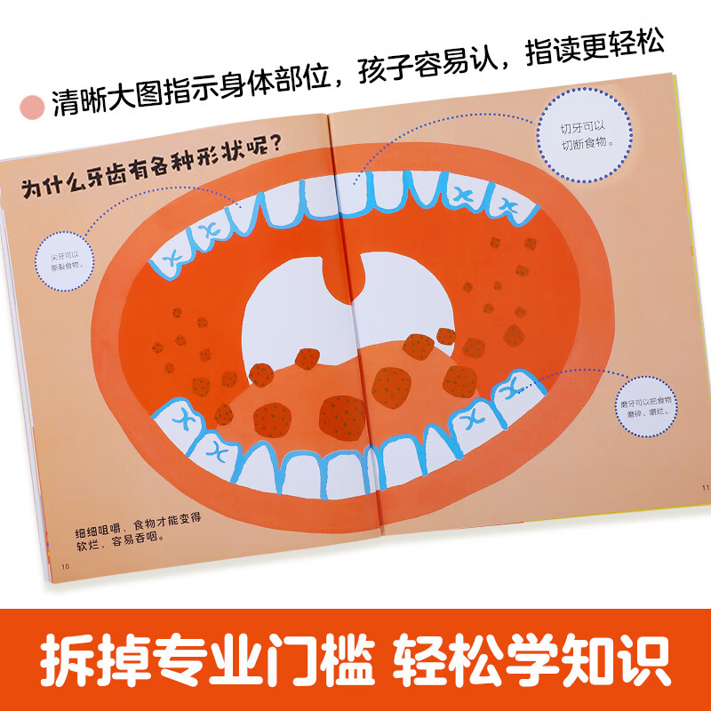 乐乐趣 3-6岁想象力提升儿童身体启蒙认知启蒙情商培养绘本 身体大发现 我不要生病(8册)