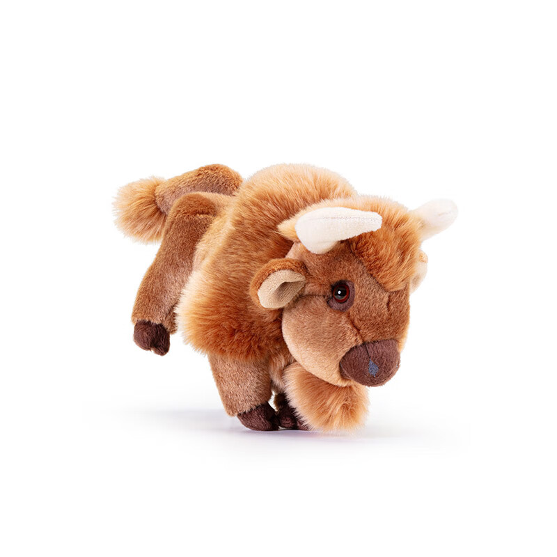 TRUDI野牛洛克牛毛绒玩具牛公仔玩偶生日礼物送女友娃娃 小野牛洛克_27cm