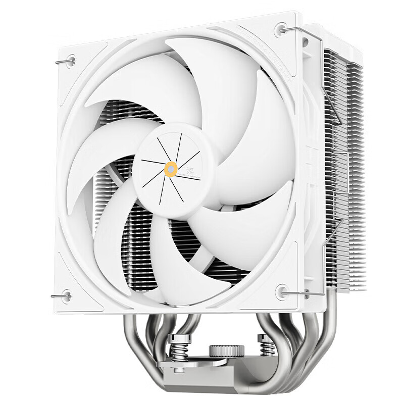 利民（Thermalright）(利民) 四热管CPU风冷散热器 数显屏 AX120 R DIGITAL WHITE BA120 VISION BLACK