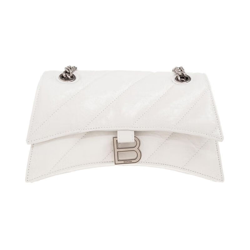 巴黎世家（BALENCIAGA）奢侈品女包/女士百搭单肩包 白色