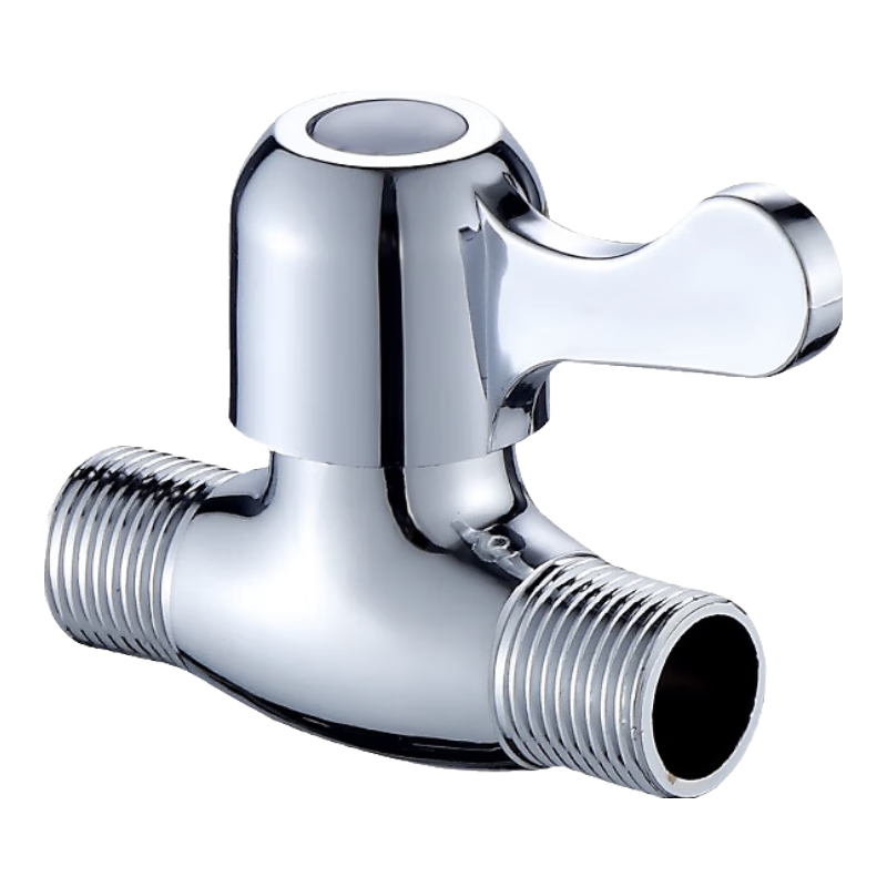 華廈金牛直通閥4分內(nèi)外絲自來水龍頭開關(guān)水閥熱水器雙內(nèi)絲雙外絲三角閥門 全銅雙外絲直通閥