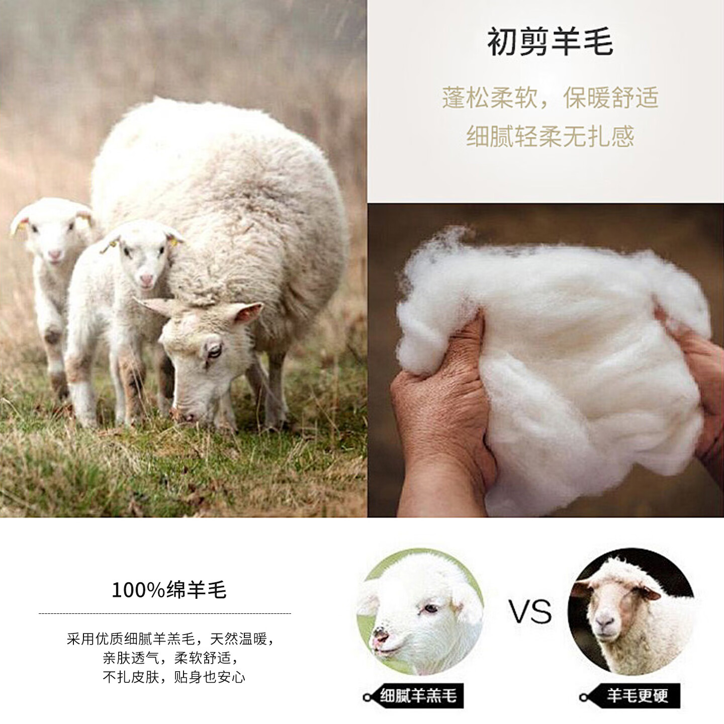 才子（TRIES）【100%纯羊毛】男士毛衣男秋冬圆领修身毛衫轻柔保暖针织打底衫 灰色 XL 50 (175/92A)