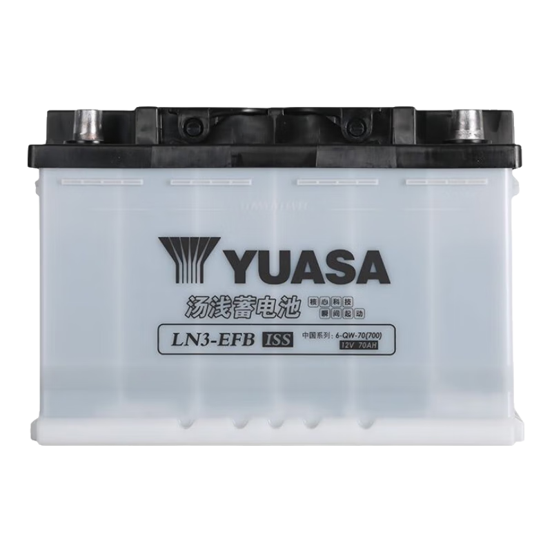 湯淺【湯淺蓄電池】湯淺(Yuasa)汽車(chē)電瓶蓄電池EFB啟停系列 以舊換新 LN3-EFB凱美瑞/科雷嘉/科雷傲