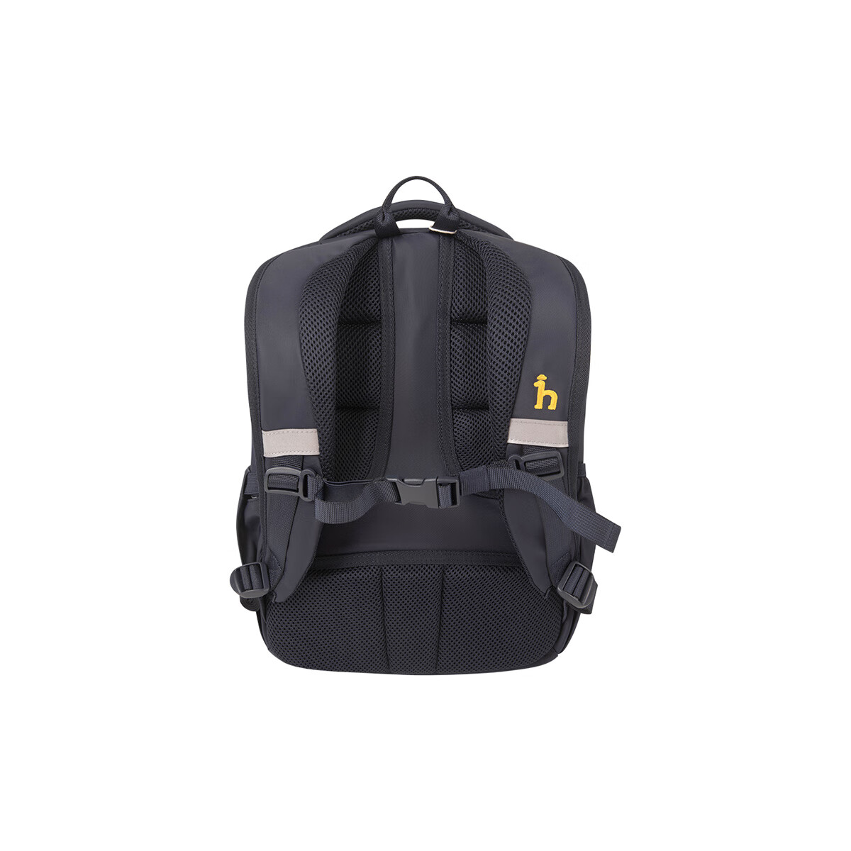 哈吉斯（HAZZYS）品牌童装男女童书包2025新款大容量学生净色双肩包 藏蓝 均码