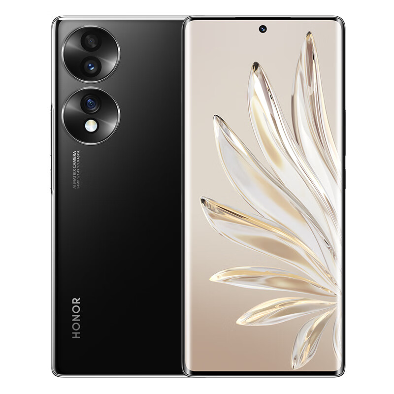HONOR 荣耀 70 5G手机 8GB+256GB 亮黑色