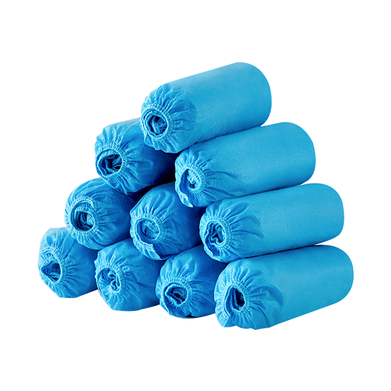 京东京造 无纺布鞋套 一次性加厚脚套 防滑鞋套 100只