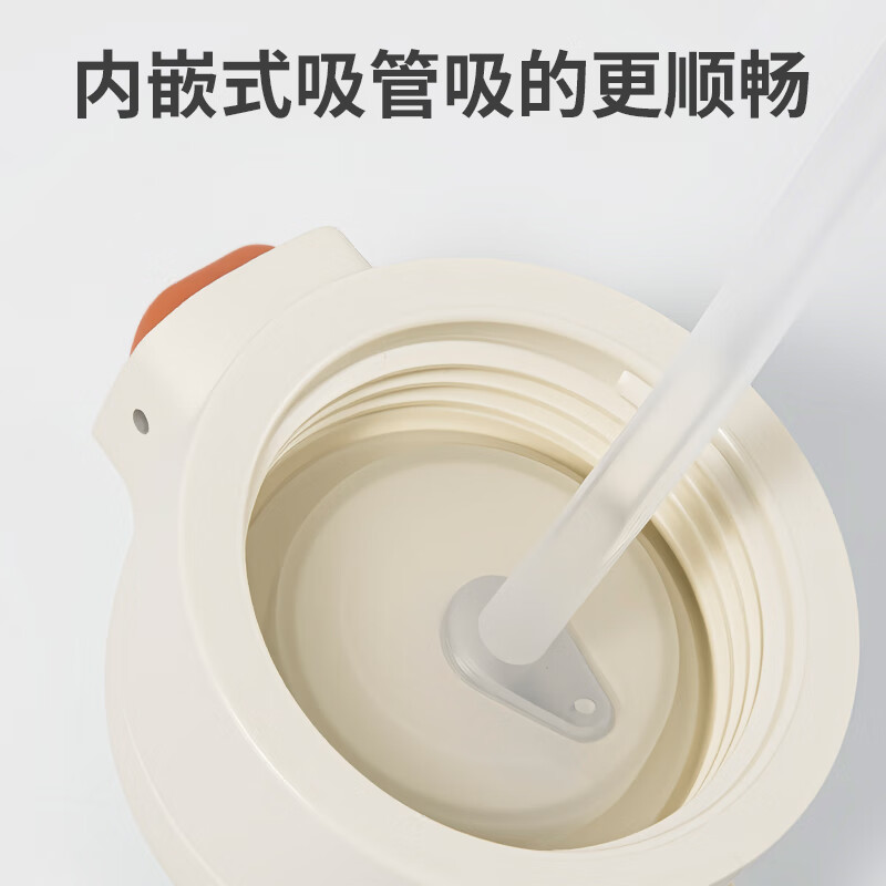 日康（rikang）保温杯 儿童水杯316L不锈钢宝宝水杯男女学生水杯 【新品上市 】316L不锈钢 咖啡B4024 500ml