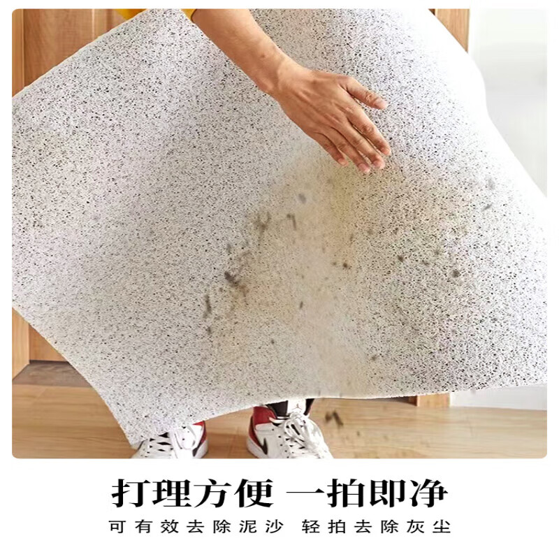 迎菲黄色入户门地垫脚垫2026年新款门垫进门口地垫玄关丝圈地垫防滑 吉祥暗金色 60cm*90cm (防滑耐磨蹭土蹭灰)