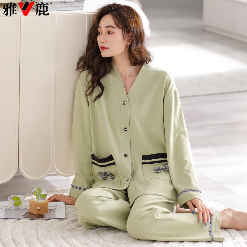 ��¹����Ůʿ˯���ļ�������ˬ�޳��㳤����⴩2025�¿�Ҿӷ� 01K100201Ů-���ʯ�� M