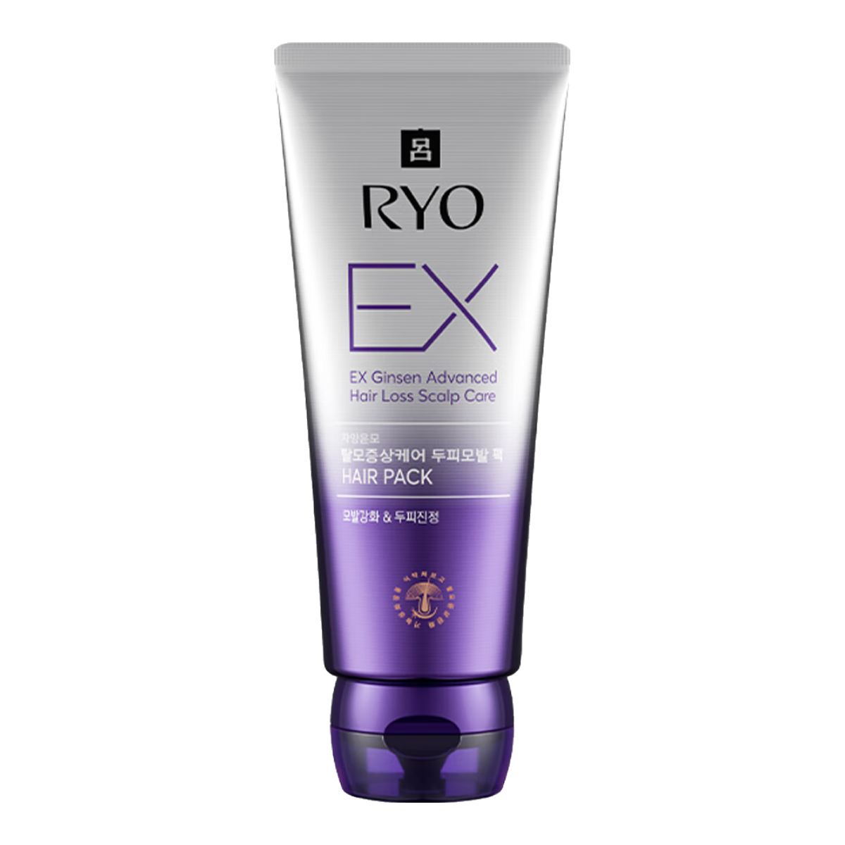 Ryo紫呂洗發(fā)水防脫發(fā)ex護發(fā)素控油蓬松愛茉莉韓國原裝進口固發(fā)女生姜 【防脫EX】紫呂發(fā)膜200ml