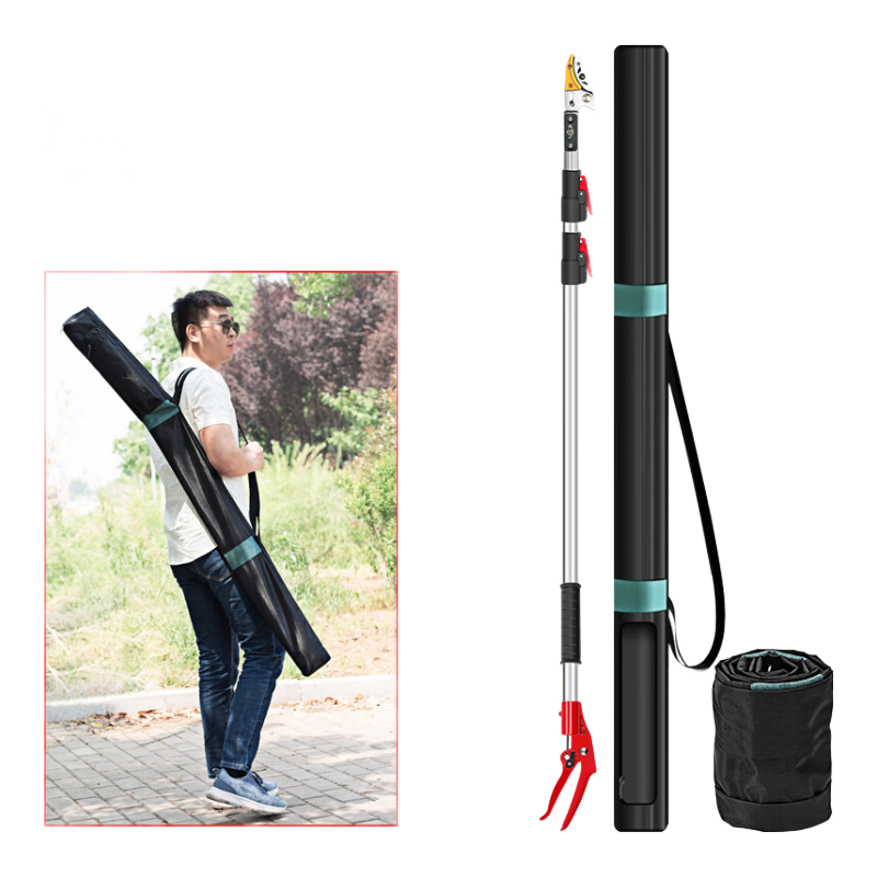 德國銀龍島 摘果剪高枝剪伸縮加長果樹剪樹枝摘果剪刀鋸高空采果水果摘果器摘櫻桃摘芒果 1.4米-2.9米(帶包)