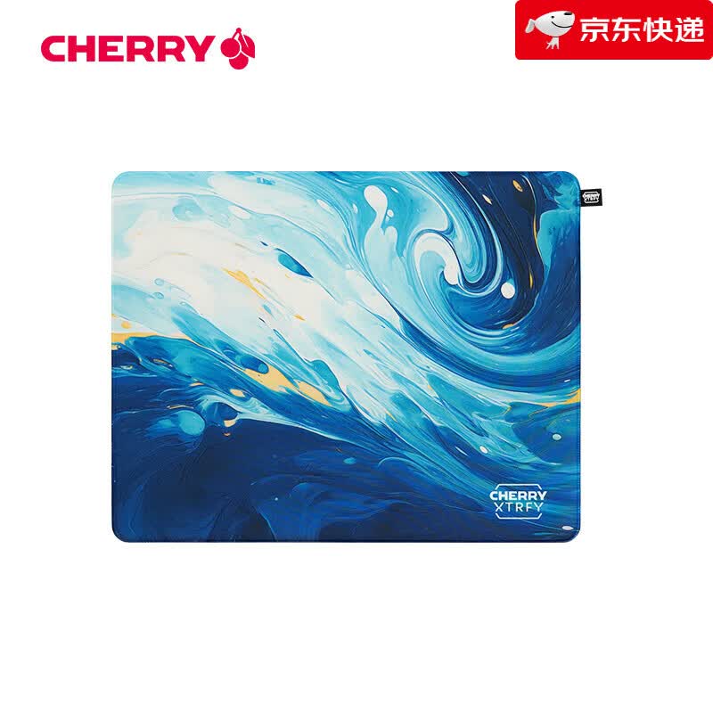 CHERRY樱桃鼠标垫超大高密纤维网格电竞游戏鼠标垫护腕 操控大师 444x355mm_4mm