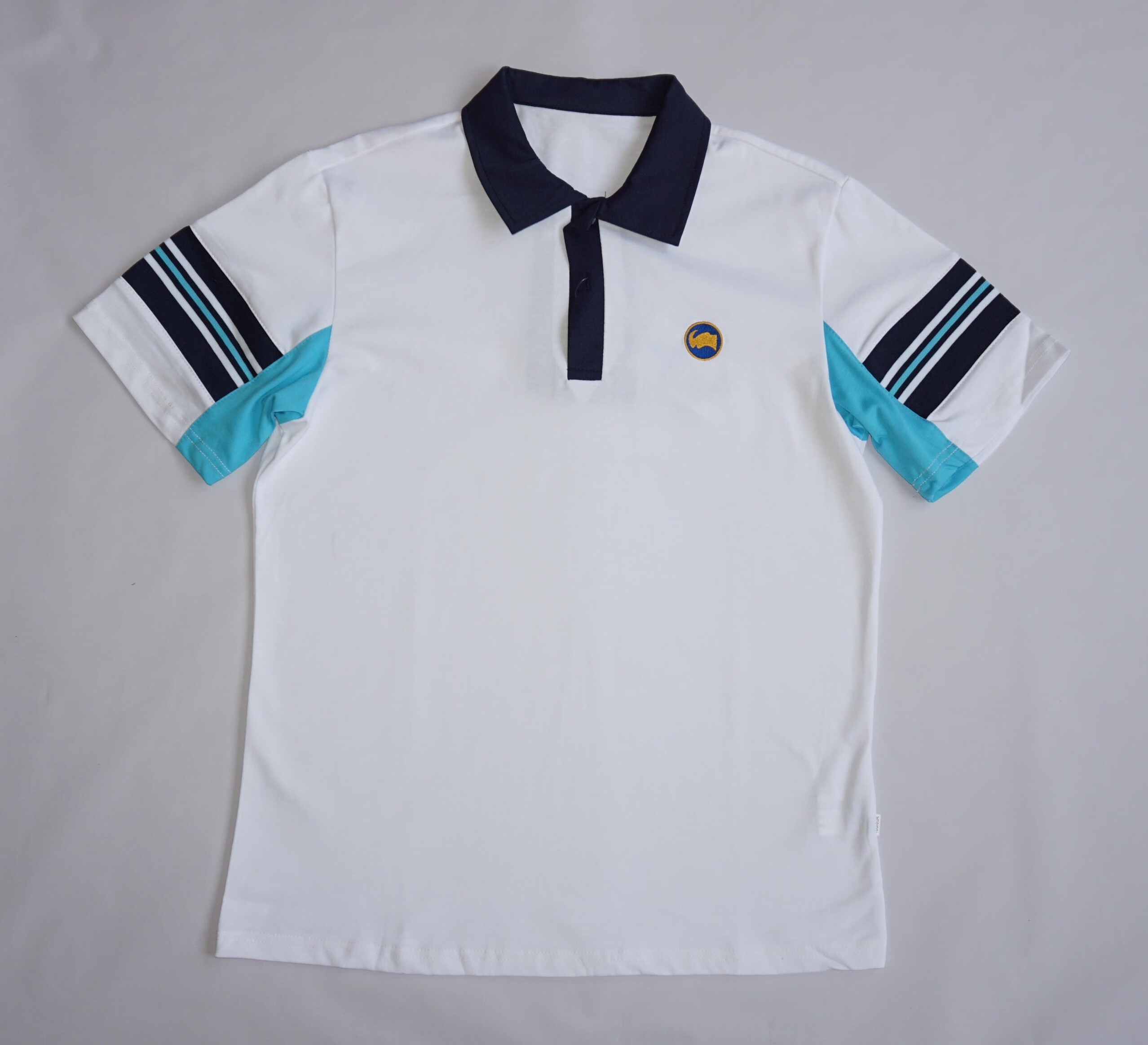 呢好酷佛山市南海区南海中学校服男女夏秋冬季学生运动服 短袖(深蓝领) 150cm 均码