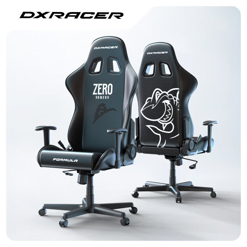 迪銳克斯（DXRACER）方程式系列電競(jìng)椅人體工學(xué)久坐舒適游戲電腦椅DXRACER ZERO 皮革 尼龍腳 升降扶手