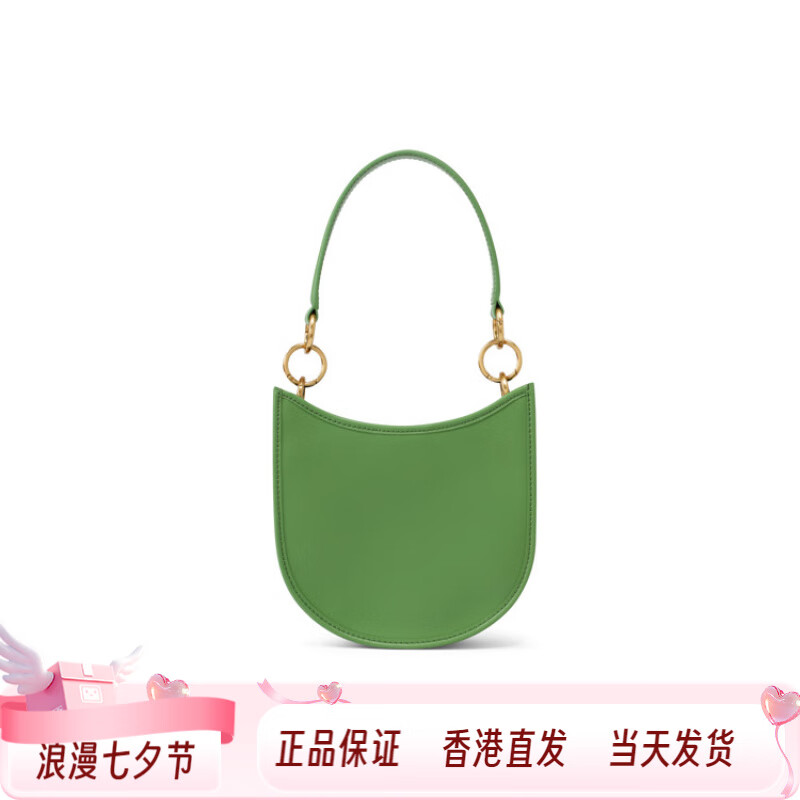 款pu小ck包腋下包单肩包手提包小号女多色七夕情人节礼物 green绿色 s