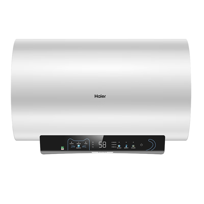 海尔（Haier）热水器电热水器60升PZ5 家用储水式3300W变频速热一级能效金刚无缝胆镁棒免更换锆金全瓷WIFI智控 60L 3300W 全瓷阻垢免清洗MG6