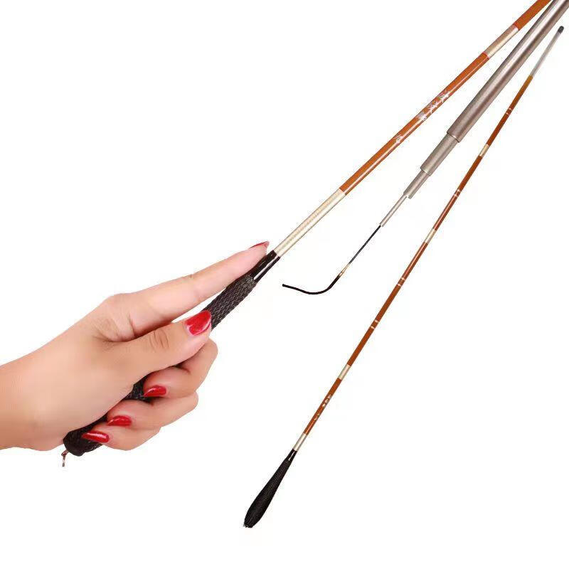 南啵丸波纹鲫37钓鱼竿超轻超硬鲫鱼竿碳素鱼杆手杆野钓溪流竿台钓竿