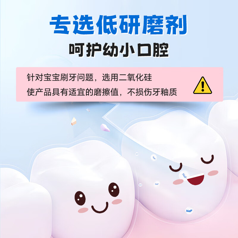 复因医用口腔防蛀凝胶儿童防蛀非牙膏预防龋齿减少菌斑含氟械字 60g*1支