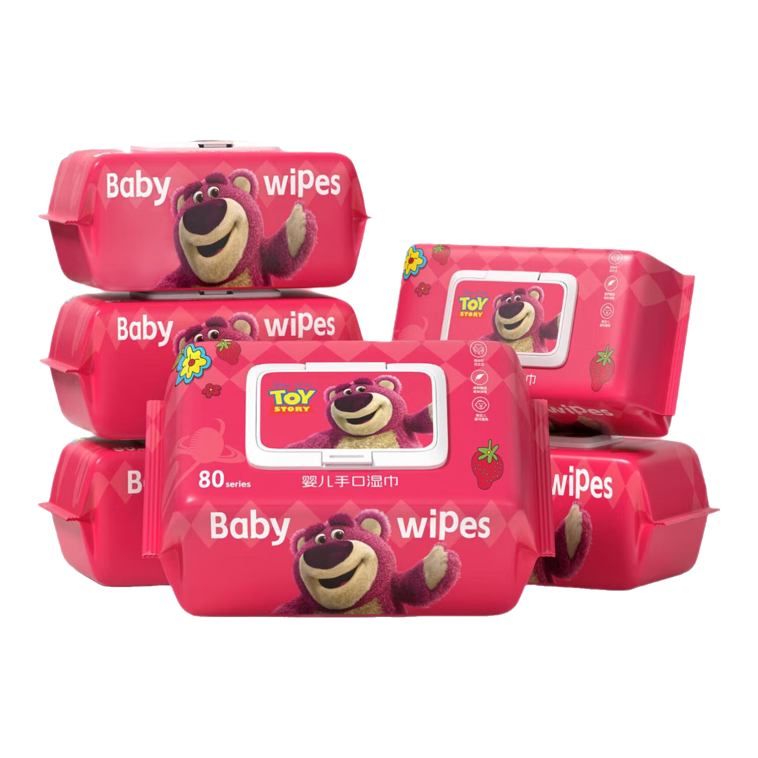 ���� ʪ��Ӥ���������40���ֿڱ�����ͯ��ͥװ 3��װ 2.4Ԫ