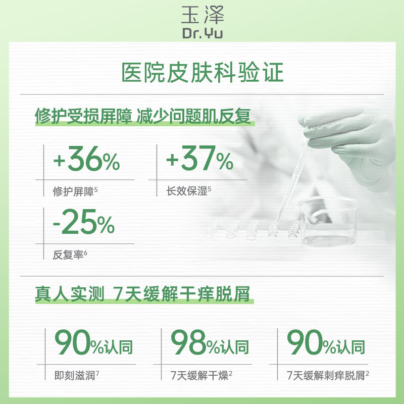 玉泽(Dr.Yu)身体乳 皮肤屏障修护身体乳润肤缓解干燥 身体护肤 身体乳120ml