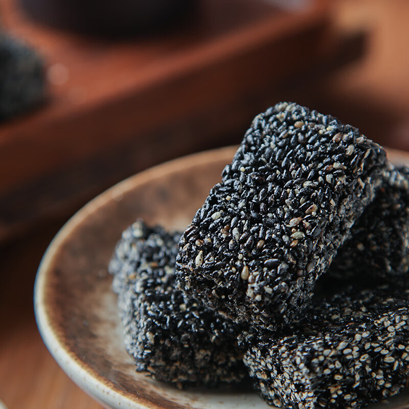 麦臻选【麦德龙超市】无糖黑芝麻酥袋装便携传统中式糕点低甜500g