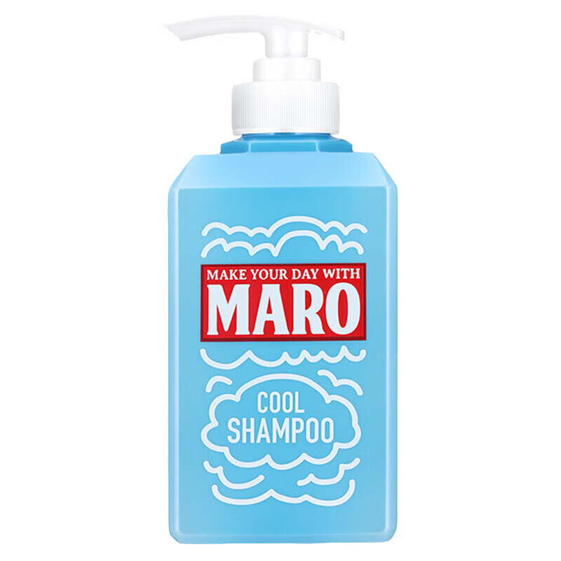 摩隆日本进口MARO洗发水男咖啡因薄荷潮玩冰爽清凉控油去屑防脱发蓬松 清爽青柠去屑洗发水350ml