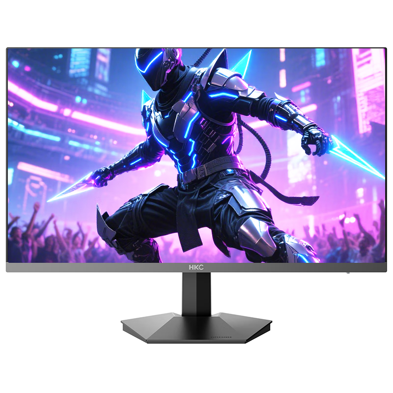 HKC 23.8英寸260Hz高刷FastIPS硬件低蓝光125%sRGB出厂校色HDR400广色域1ms电竞游戏显示器G24H3Max