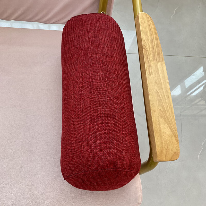 浪漫符号大抱枕棉麻沙发靠垫睡觉枕头床头大靠枕沙发腰枕圆形车载靠枕