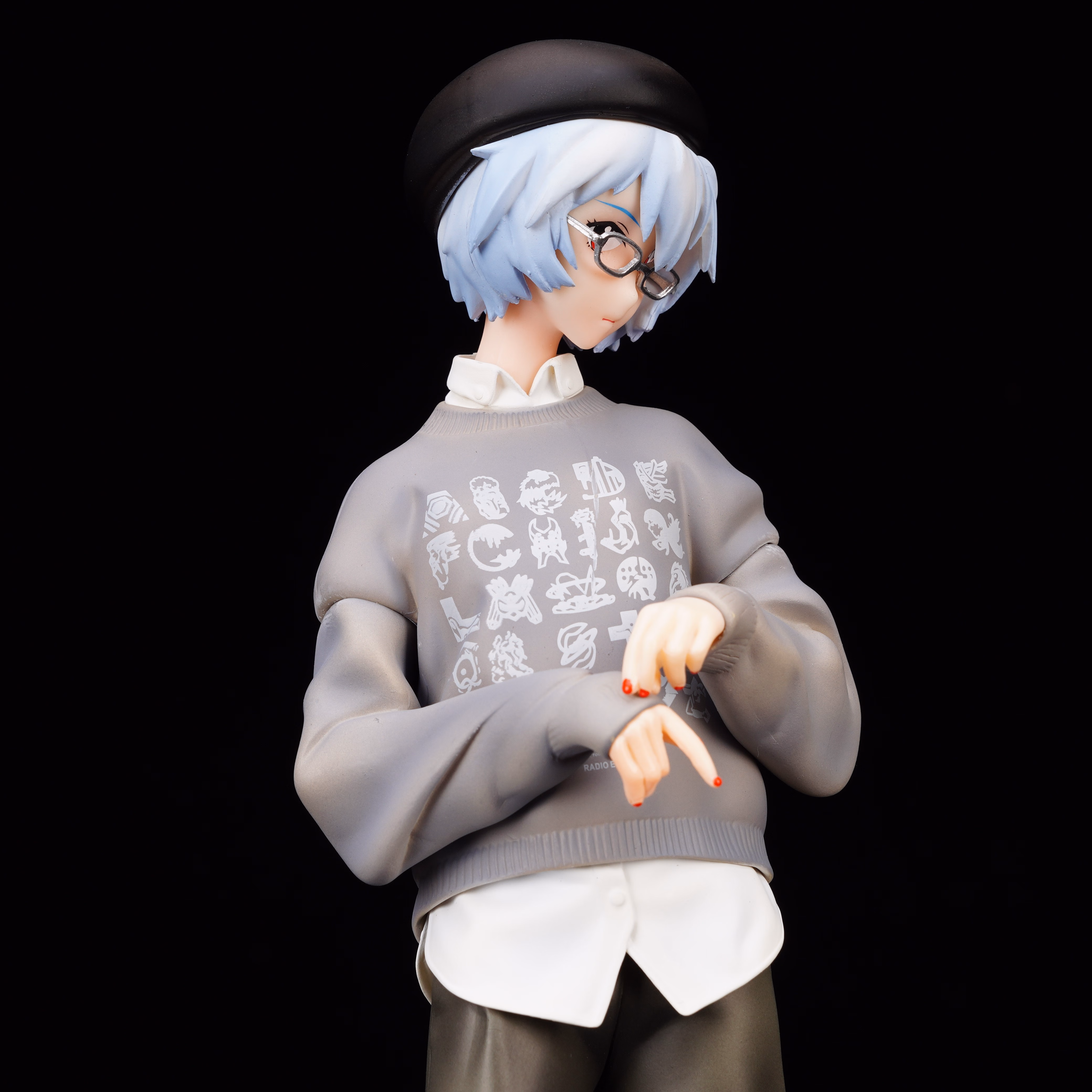 少羽新世纪福音战士 eva剧场版 绫波丽 摆件模型 彩色款