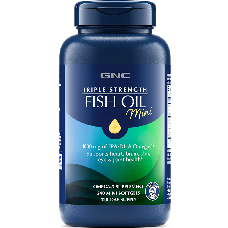 GNC����ϲ���������omega-3������dha epa��Ѫ֬���� 240�� 285Ԫ����95Ԫ/����