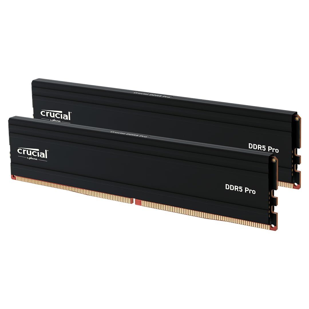 Crucial 英睿達(dá) Pro 2x64GB DDR5 5600MHz UDIMM 內(nèi)存 適Intel/AMD