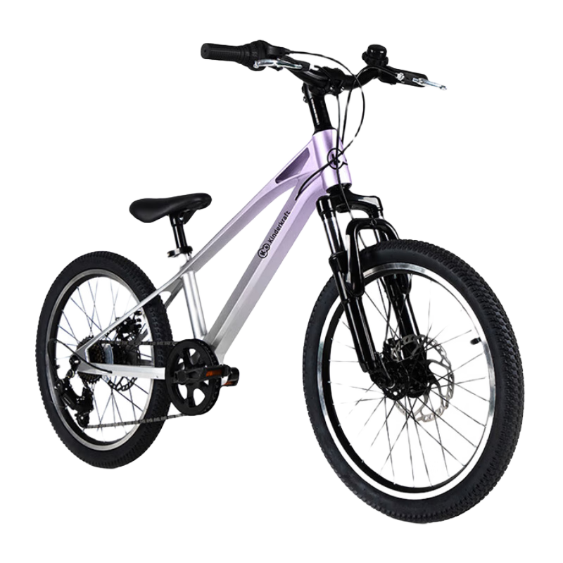 KinderKraft兒童自行車(chē)3一6歲12中大童8新款童車(chē)小孩寶寶男孩女孩單車(chē)腳踏車(chē) 升級版夢(mèng)幻青5-8歲110-135cm 18寸