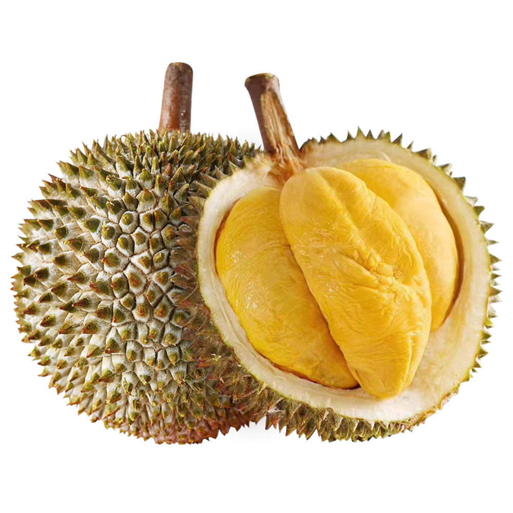 京鲜生 马来西亚黑刺鲜榴莲 3.5-4斤 1个装 保4.5房 源头直发 包邮