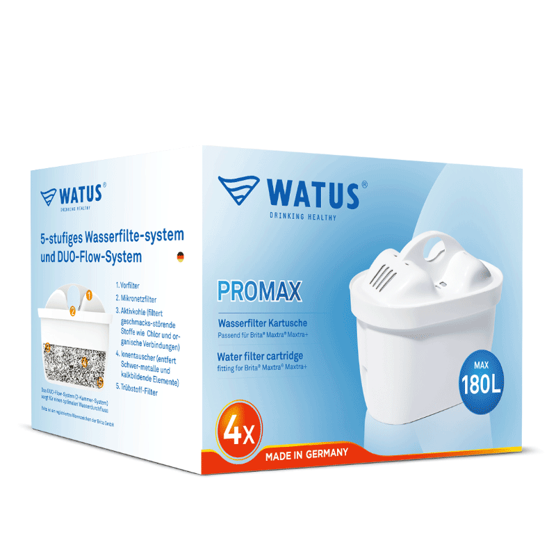 WATUS ��о��ˮ�� �¹�ԭװ ���þ�ˮ������ Brita��Ȼ��ͨ�� 4ֻװ 32.7Ԫ(����ȯ)