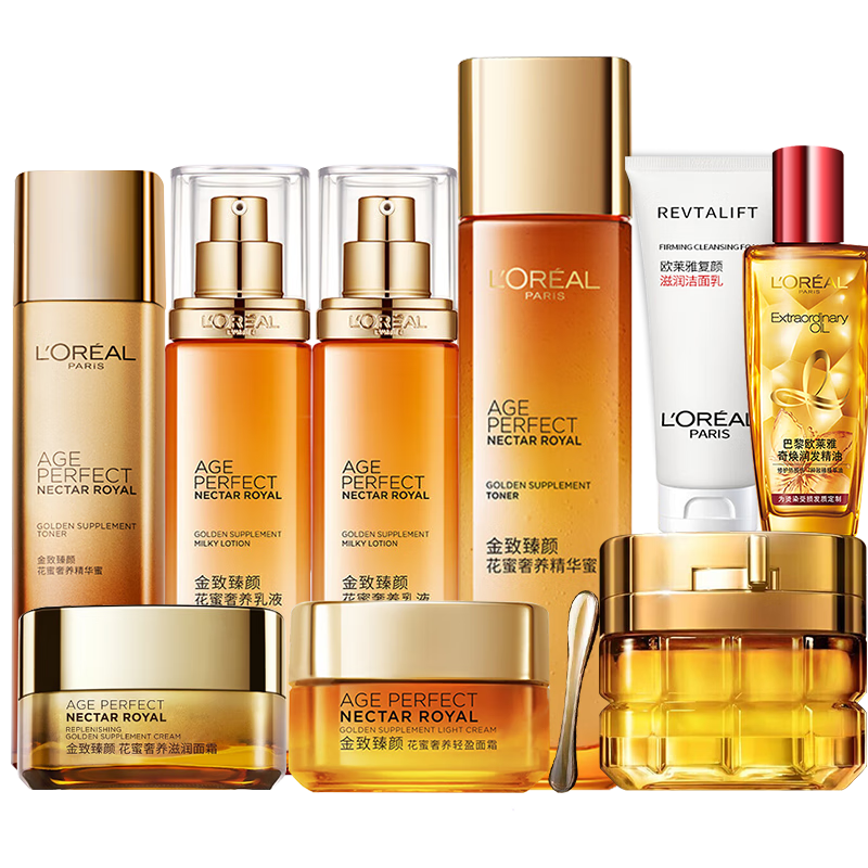 ���ڲ�����ŷ���ţ�LOREAL�����۽�ԭˮ����װ��������С�۹޿��廯ױ����Ʒϴ����ȫ������� ���������10���ס�ˮ��+˪+���� 439Ԫ