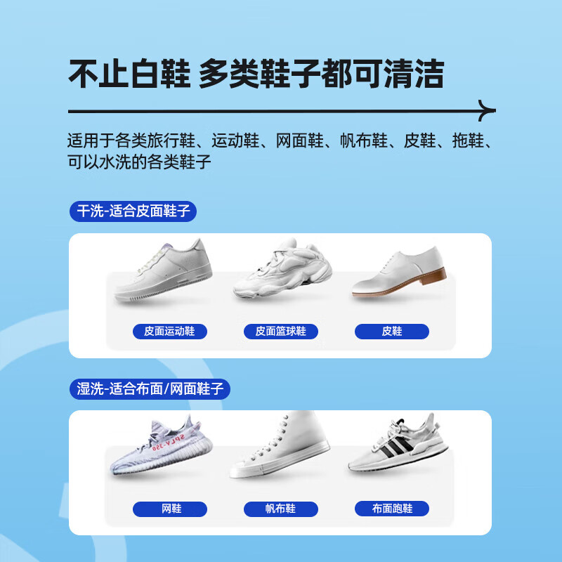 ZYUO【日本】小白鞋清洁剂去黄增白泡沫免洗网面运动球鞋泡沫鞋面鞋边 200ml 1瓶 【日本品牌】免水清洗 轻松去污 去黄净白 小白鞋洗鞋清洁剂网面发黄免水洗增白去黄去污