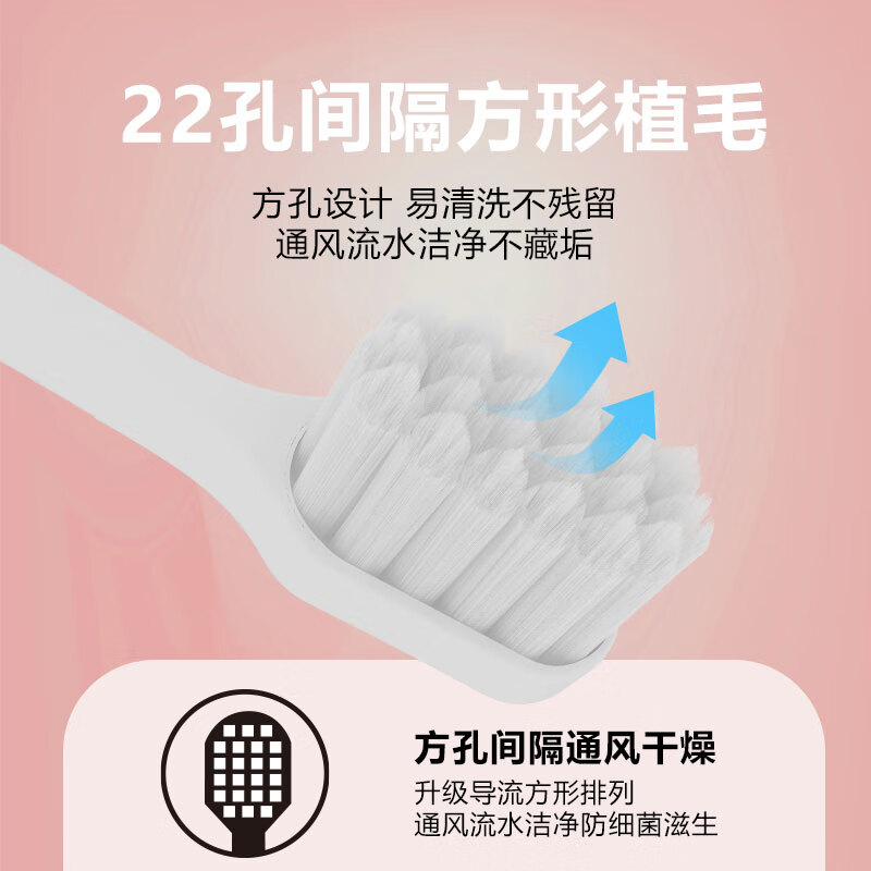 moemi 万根超软毛牙刷日系成人牙刷情侣牙刷家用牙龈敏感智齿月子软毛 SSS羽柔牙刷【颜色随机】 2支