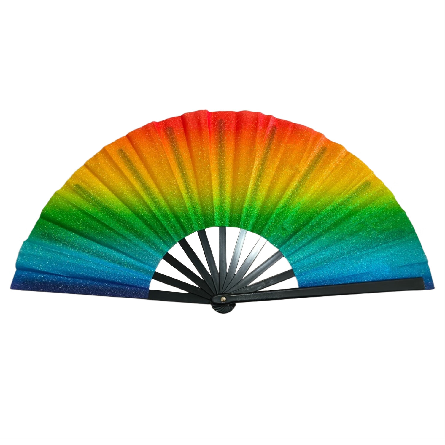 33厘米功夫扇个性化塑料扇骨广告扇中国风折叠扇大尺寸舞蹈扇子 款式1